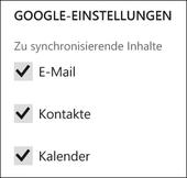 google-konto-sync