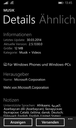 Windows Phone 8_1 Universal App