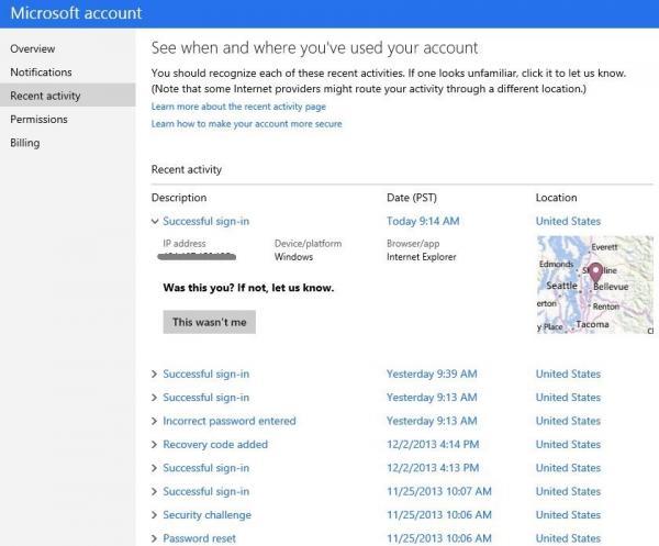 microsoft-account-recent-activities